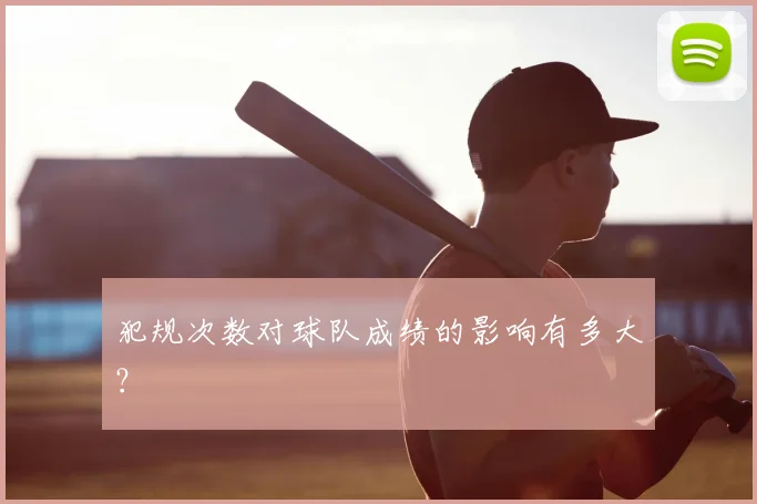 犯规次数对球队成绩的影响有多大？